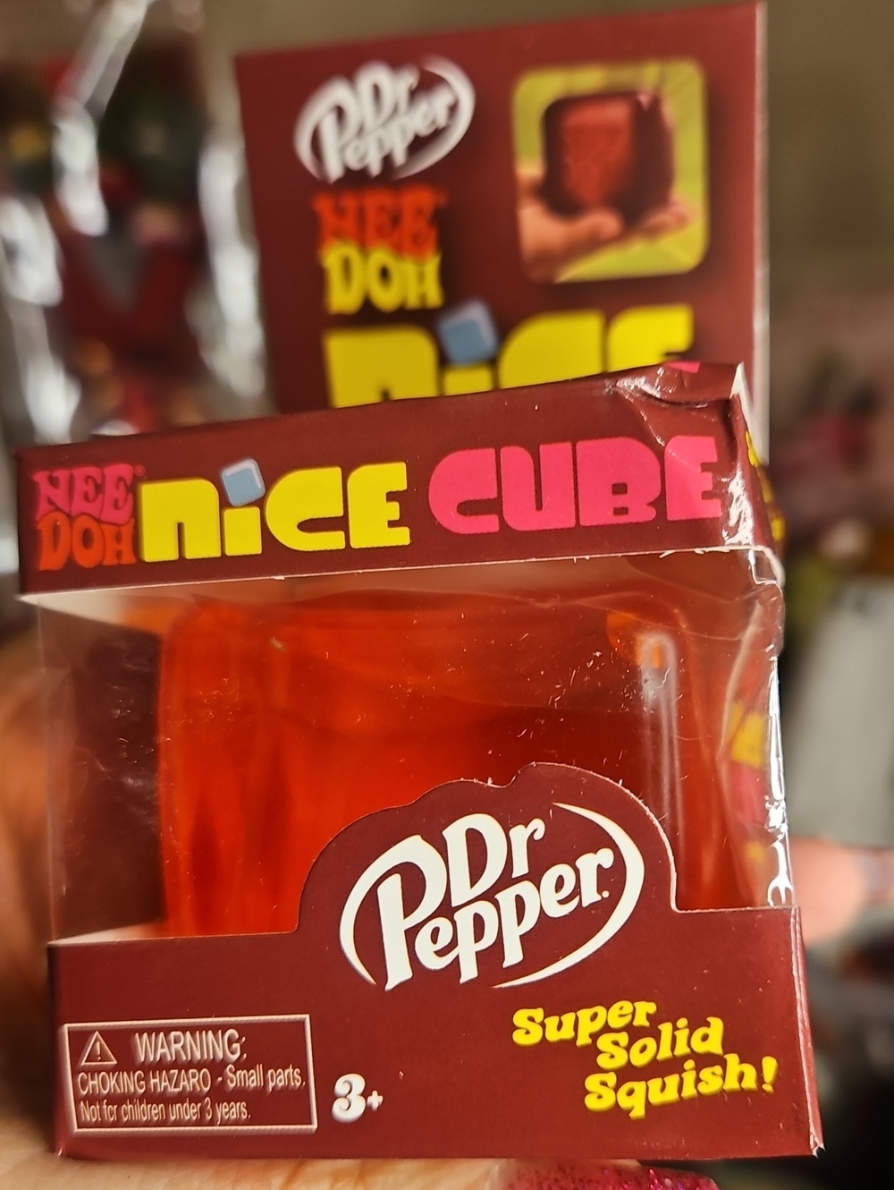 Red Nice Cube Super Solid Squish